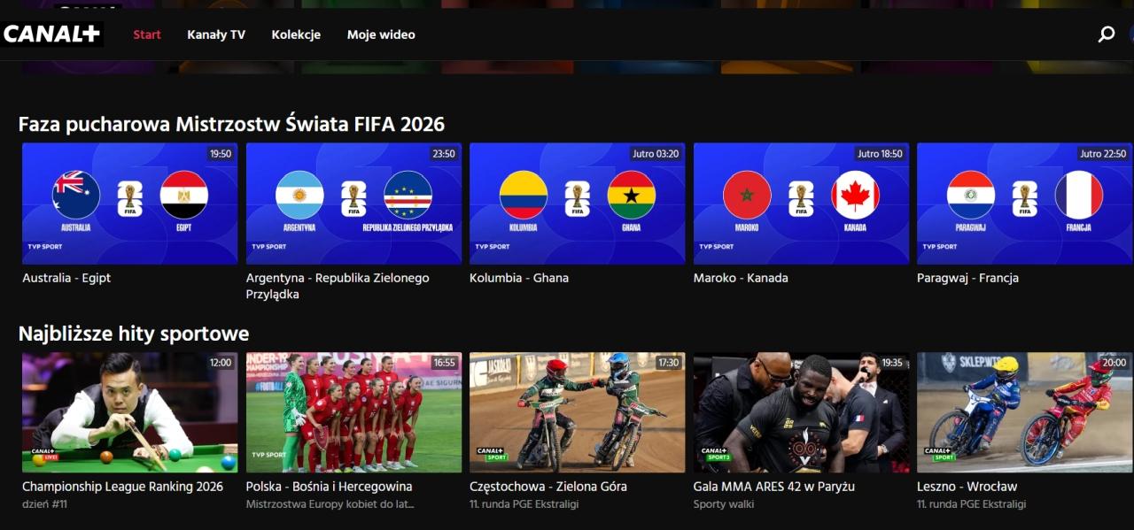 Polska telewizja internetowa na Mundial 2026: mecze, filmy i 83 kanały
