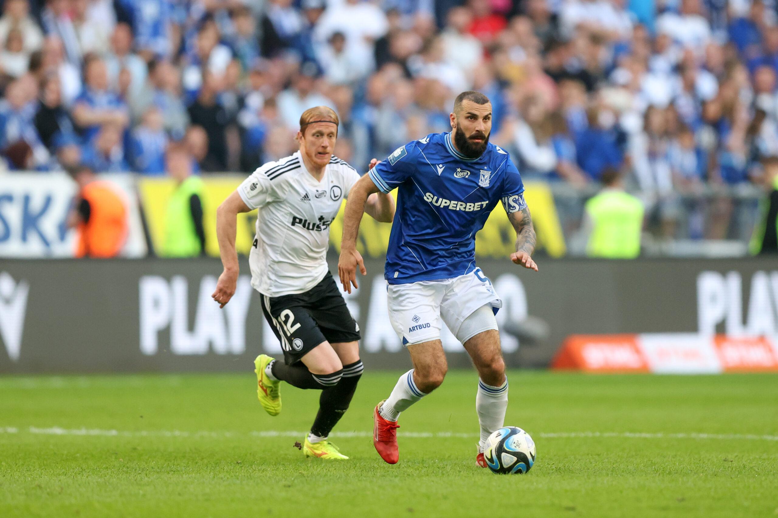 Pilka nozna. PKO Ekstraklasa. Lech Poznan – Legia Warszawa. 12.05.2024