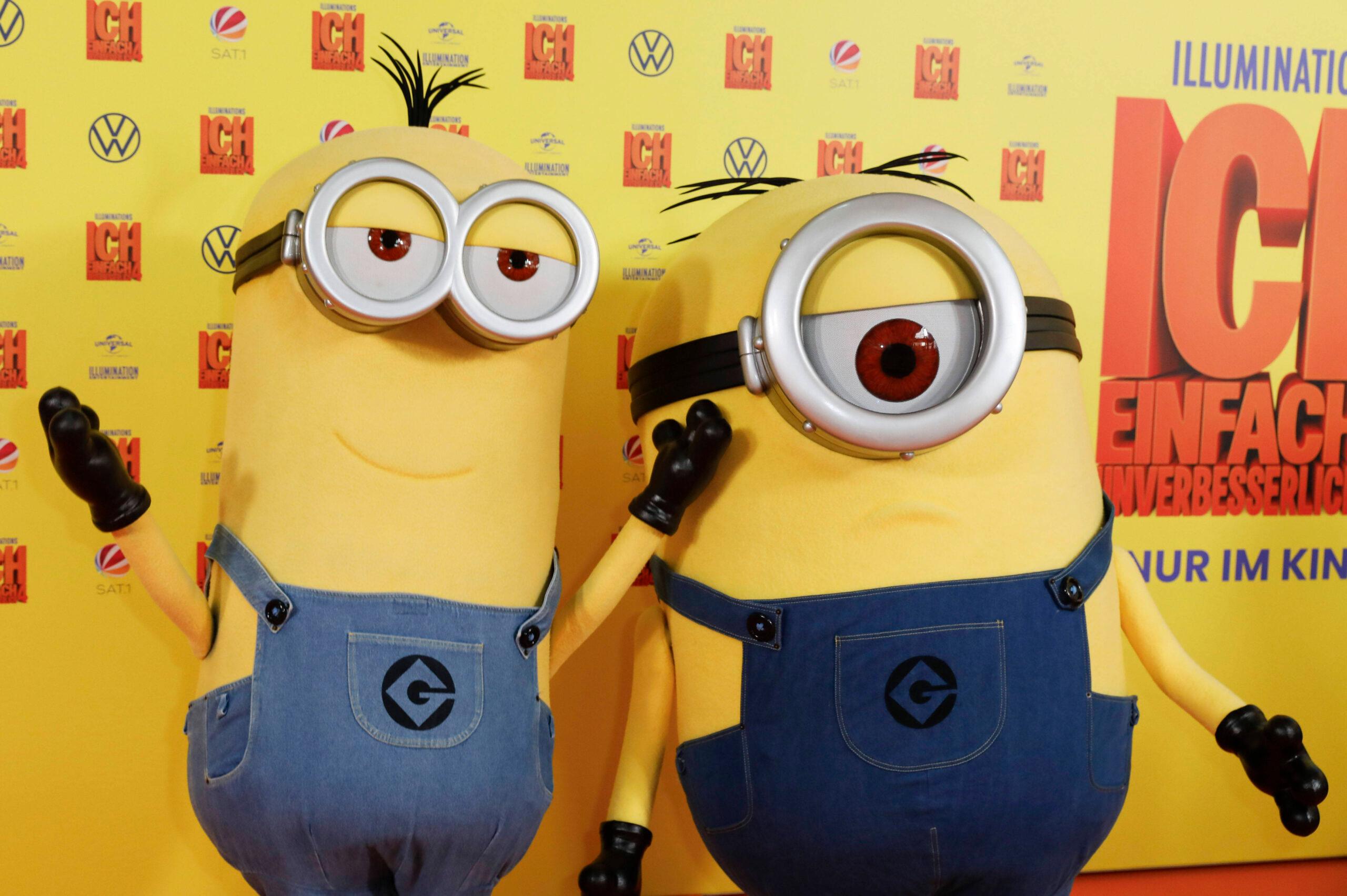 Minions Kevin und Stuart beim Fan-Screening des Animationsfiims Ich – Einfach unverbesserlich 4 / Despicable Me 4 im Cin