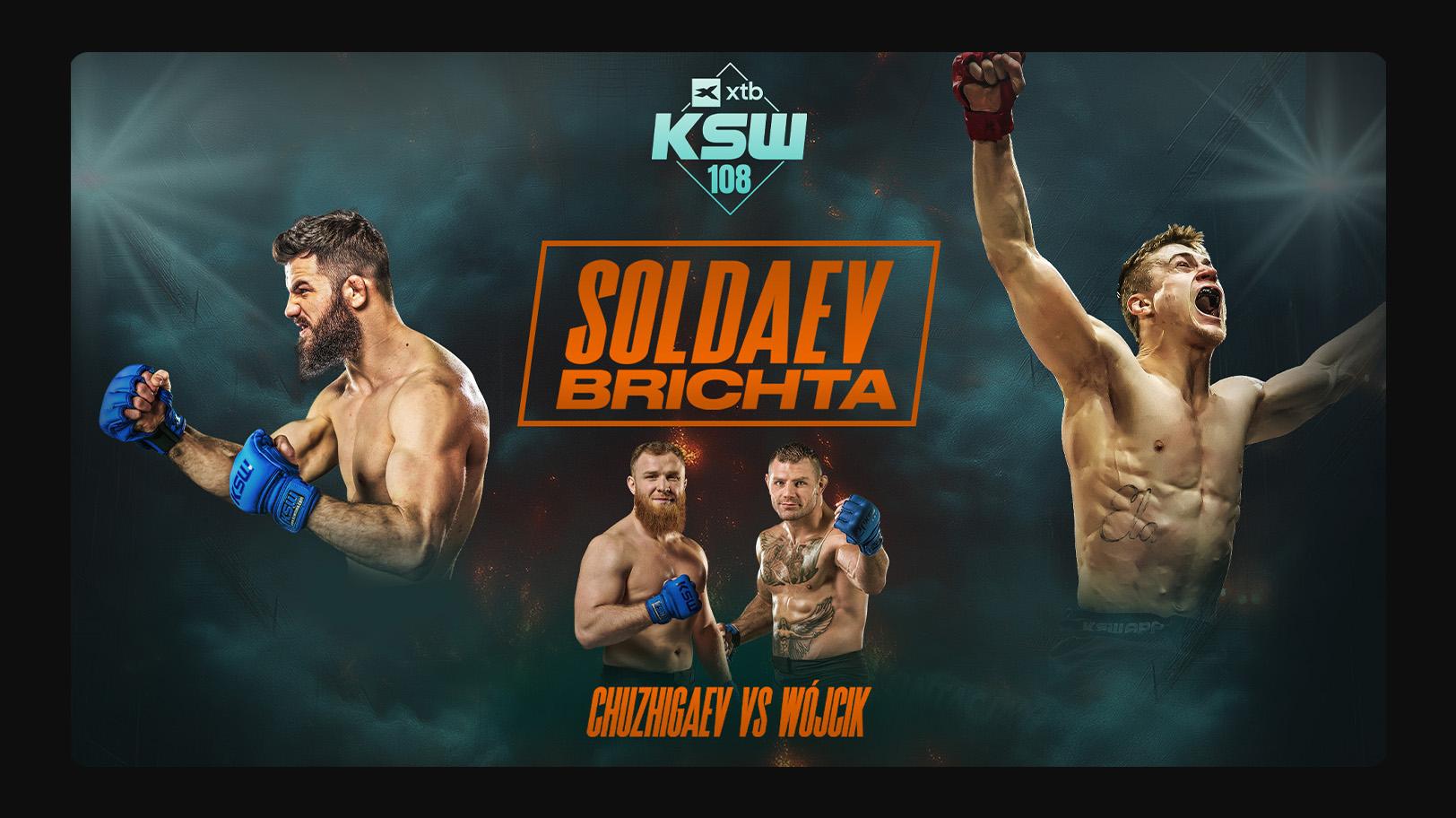 XTB KSW 108: gdzie oglądać galę w Olsztynie? Zobacz starcie Adam Soldaev — Leo Brichta