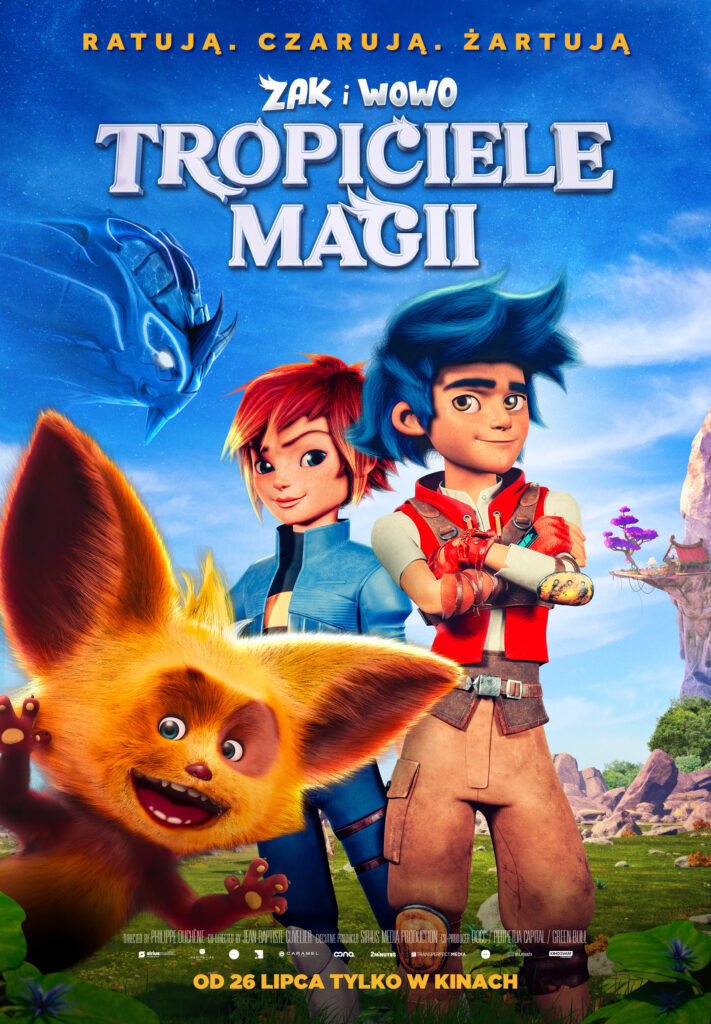 poster premiera Kino Świat Zack I Wowo Tropiciele MAGII gdzie obejrzeć bajki filmy animowane