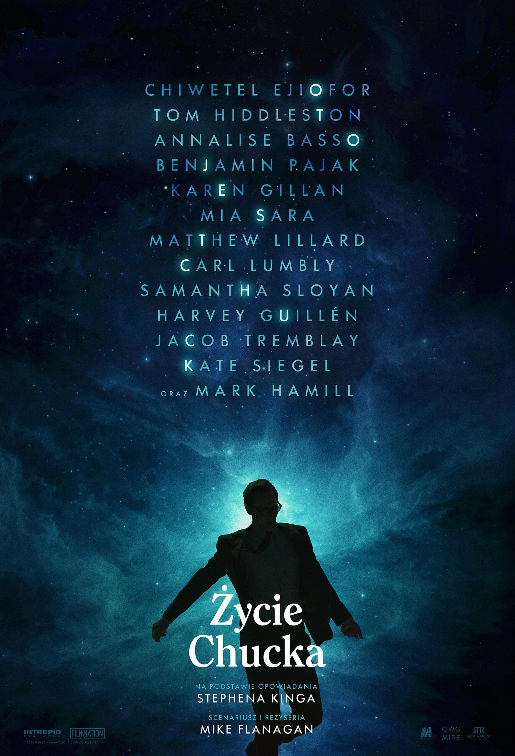 Życie Chucka poster ekranizacje powieści Stephena Kinga tom hiddleston filmy Życie Chucka poster ekranizacje powieści Stephena Kinga tom hiddleston filmy