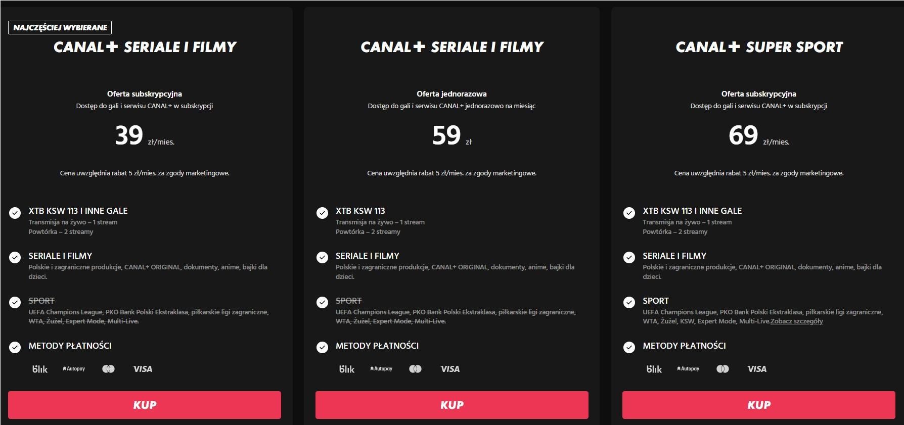 XTB KSW 113: oferty CANAL+. Skorzystaj i wykup! XTB KSW 113: oferty CANAL+. Skorzystaj i wykup!