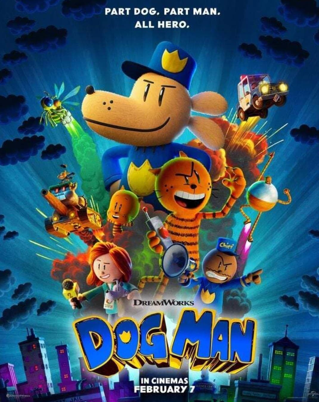 poster dog man film animowany poster dog man film animowany