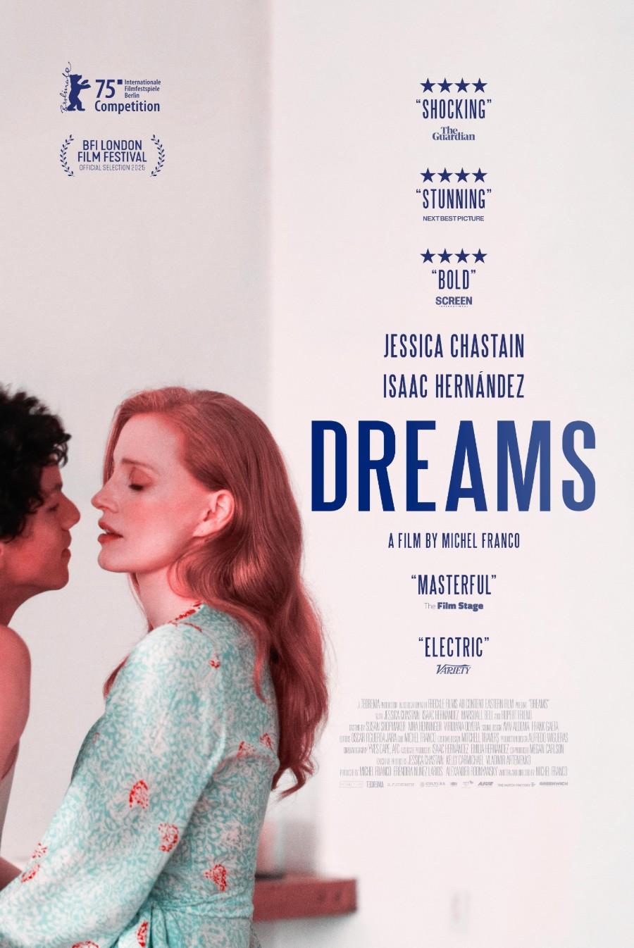poster dreams film 2025 melodramat romans jessica chastain filmy poster dreams film 2025 melodramat romans jessica chastain filmy