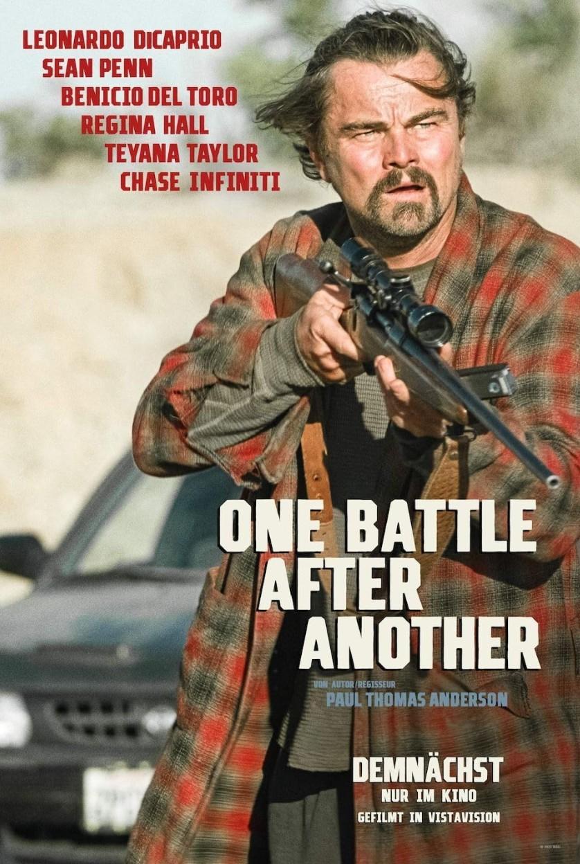 poster jedna bitwa po drugiej leonardo dicaprio sean penn benicio del toro filmy czarna komedia dramat film akcji poster jedna bitwa po drugiej leonardo dicaprio sean penn benicio del toro filmy czarna komedia dramat film akcji