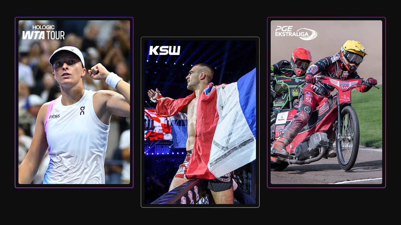 Sport na żywo w CANAL+ I KSW, WTA, PGE